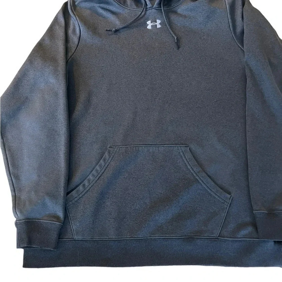 Under Armour Hoodie Sweatshirt Men’s Size S gray Pullover - Picture 4 of 9